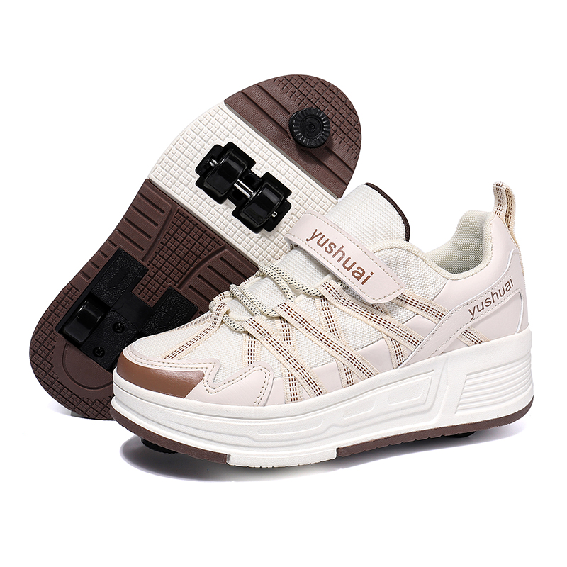Men Shoes Size - حذاء تزلج للطلاب بأربع عجلات قابل