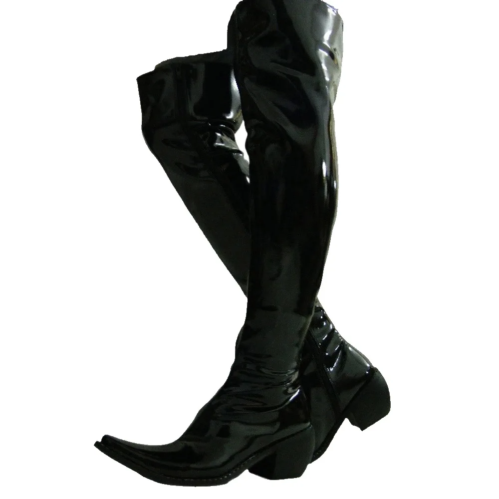 Shoes Heels Men - أزياء الرجال براءات الاختراع والجلود فوق