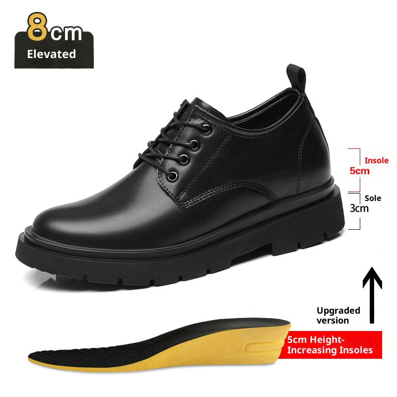Men Shoes Oxford - 3 سنتيمتر/6 سنتيمتر/8 سنتيمتر الارتفاع زيادة