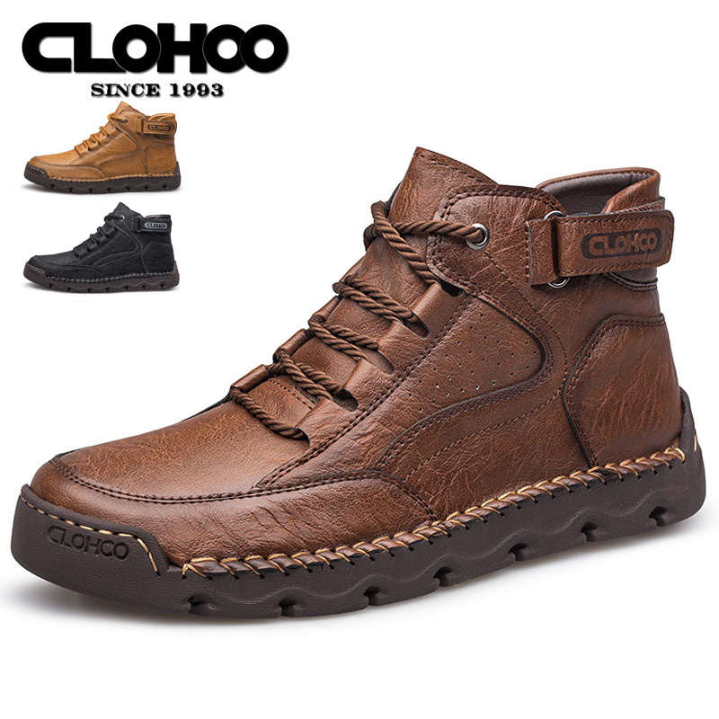 Men'S Shoes Hugo Boss - أحذية رجالية من CLOHOO مخيطة يدويًا،