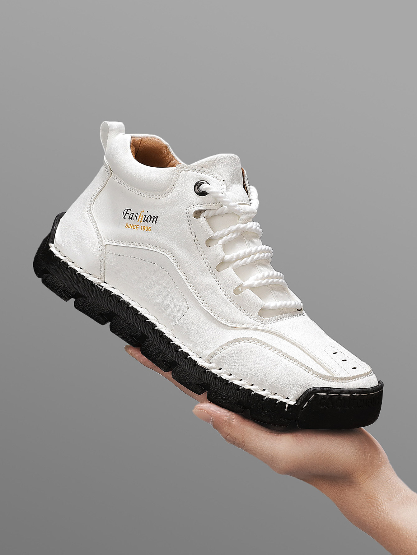 Men Shoes Type - أحذية كاجوال متوسطة الارتفاع مصنوعة يدويًا