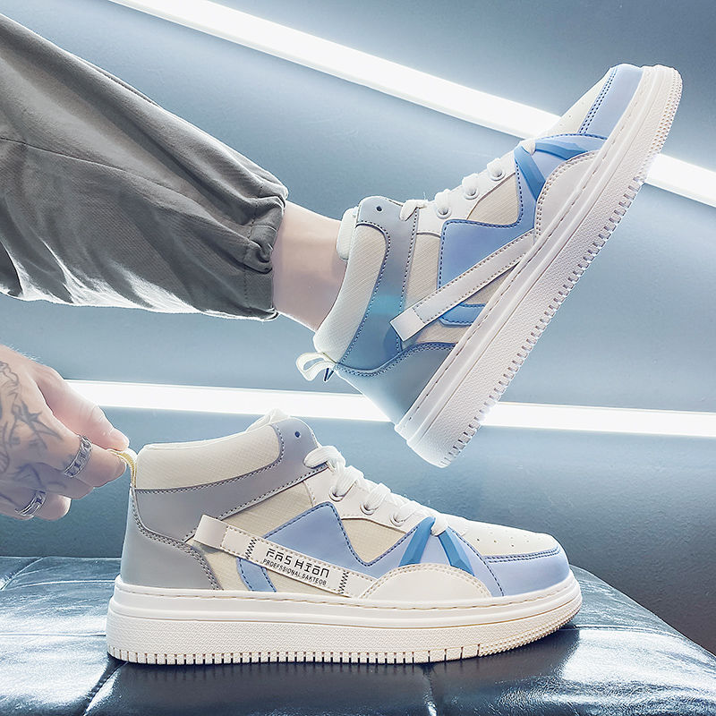 Canvas Sneaker High - أحذية رياضية قماشية بيضاء عالية الجودة