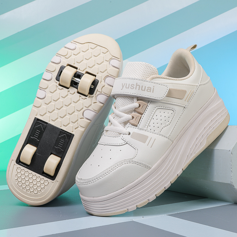 Men Shoes Size - أحذية تزلج بأربع عجلات للأولاد، أحذية