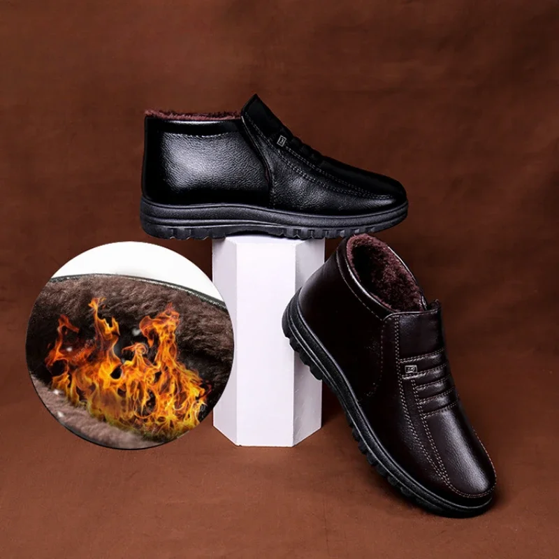 حجم كبير أحذية رجالية شتاء داف - مراجعة Men Shoes Type وسعره