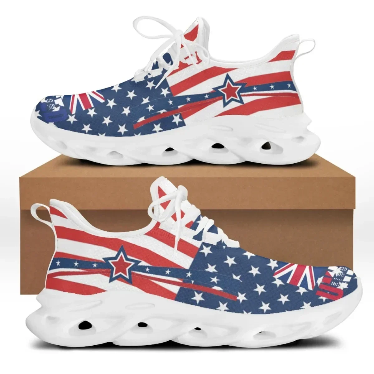 7.4 حذاء مسطح مطبوع عليه علم أ - مراجعة Men'S Shoes Liberty وسعره