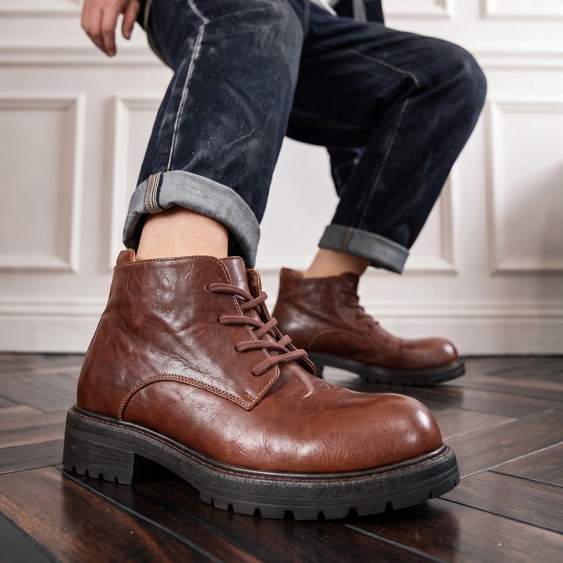 أحذية رجالية فاخرة مصنوعة يدوي - مراجعة Men Shoes Oxford وسعره