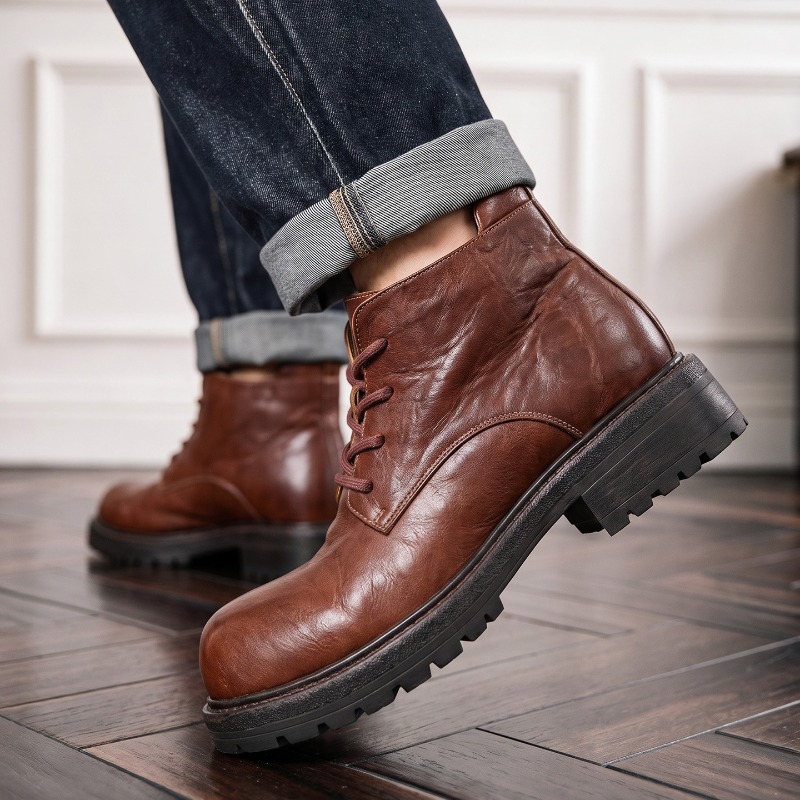 أحذية رجالية فاخرة مصنوعة يدوي - مراجعة Men Shoes Oxford وسعره
