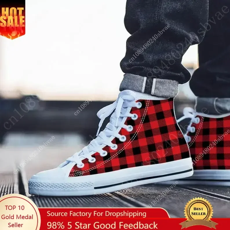 منقوشة عالية أعلى أحذية رجل إم - مراجعة Canvas Sneaker High وسعره