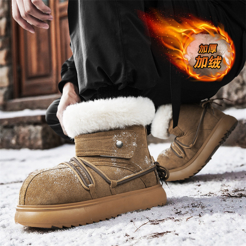 2025 جديد الشتاء الرجال الثلوج - مراجعة Men Shoes Type وسعره