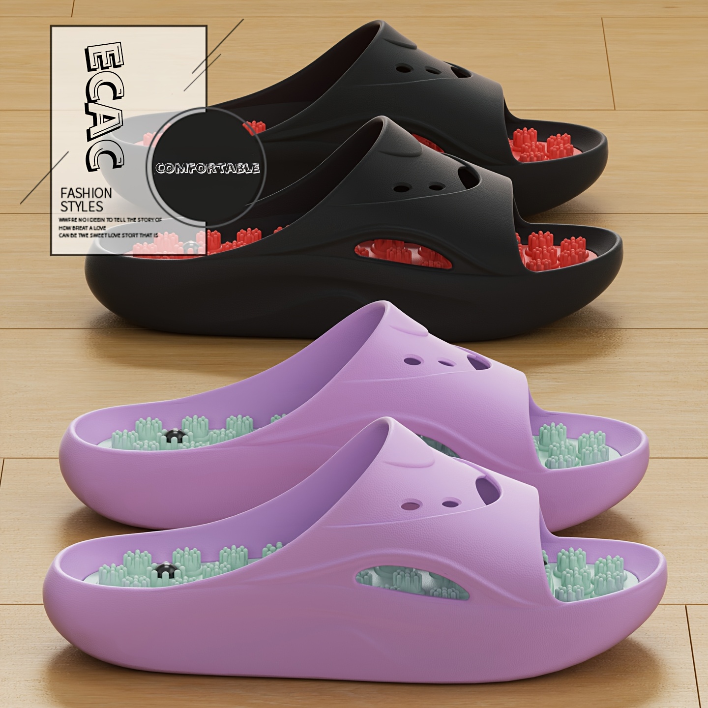 شباشب تدليك للرجال والنساء من  - مراجعة Men Shoes Size وسعره