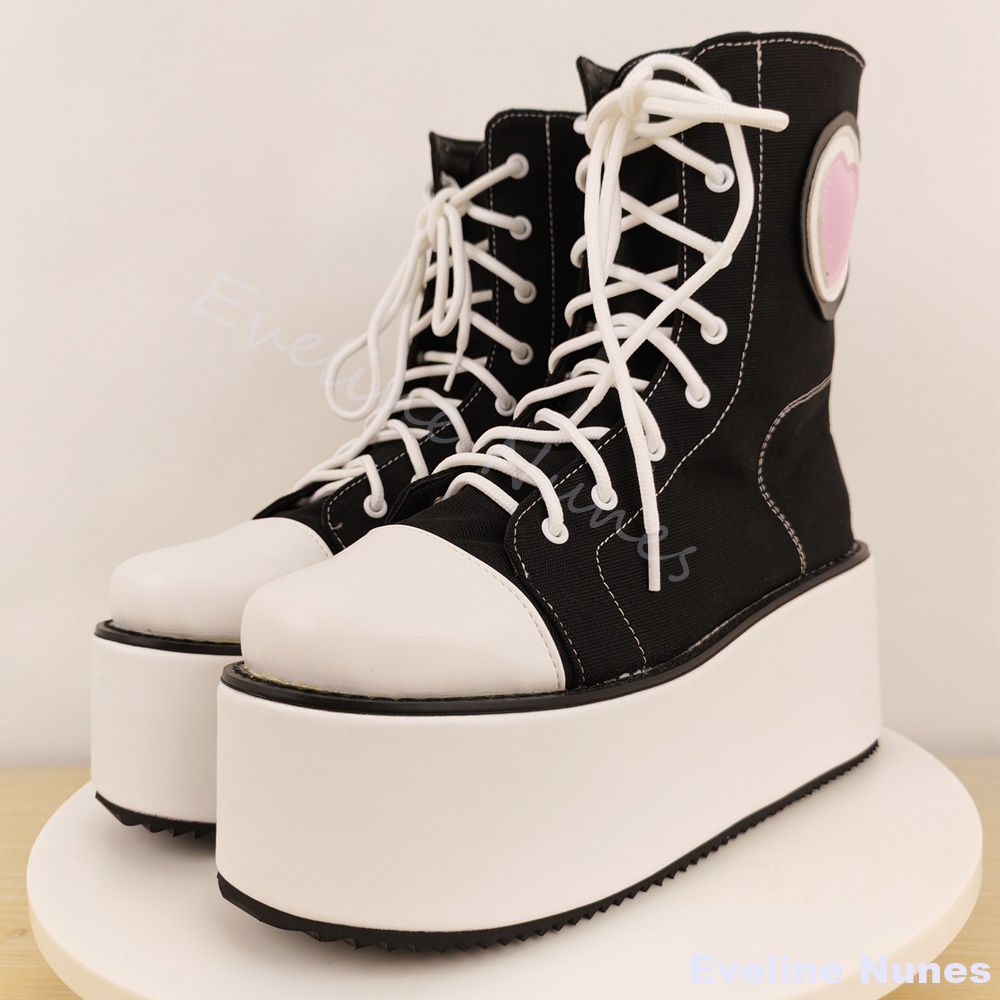 سميكة سوليد عالية أعلى حذاء قم - مراجعة Canvas Sneaker High وسعره