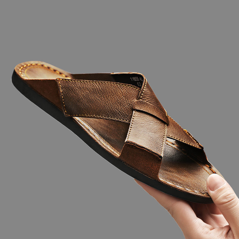 موضة جلد أصلي للرجال النعال ال - مراجعة Men'S Shoes Hugo Boss وسعره