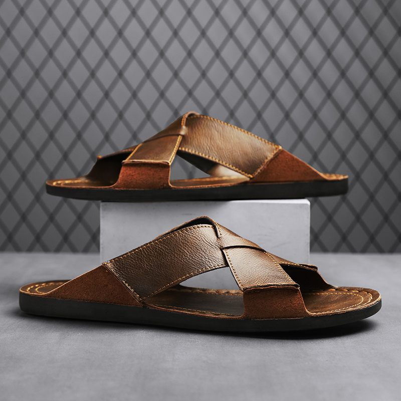 موضة جلد أصلي للرجال النعال ال - مراجعة Men'S Shoes Hugo Boss وسعره