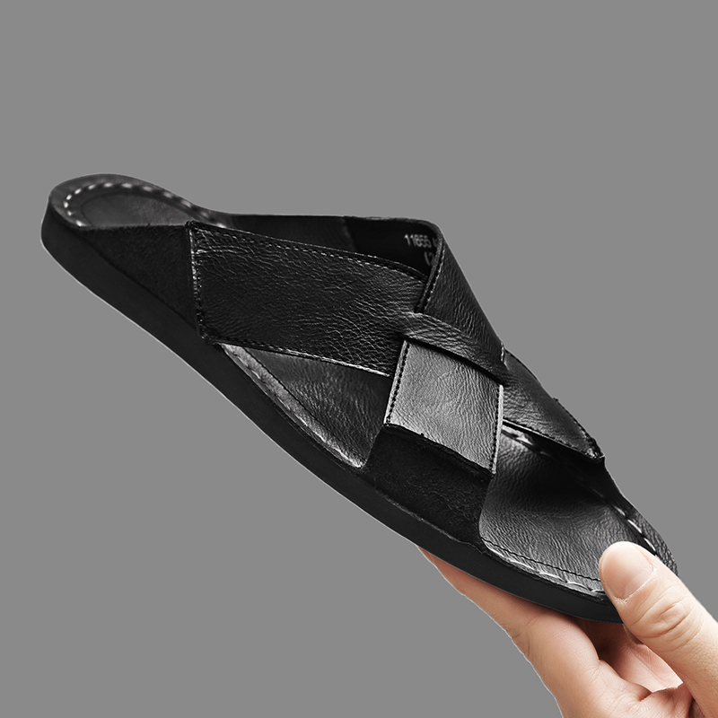 موضة جلد أصلي للرجال النعال ال - مراجعة Men'S Shoes Hugo Boss وسعره