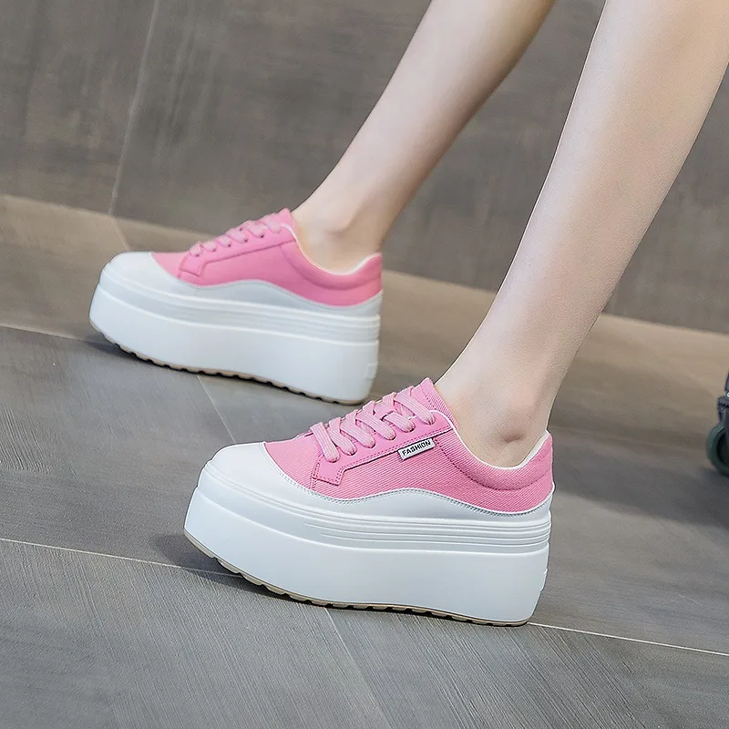 8 سنتيمتر جديد قماش جلد طبيعي  - مراجعة Canvas Sneaker High وسعره