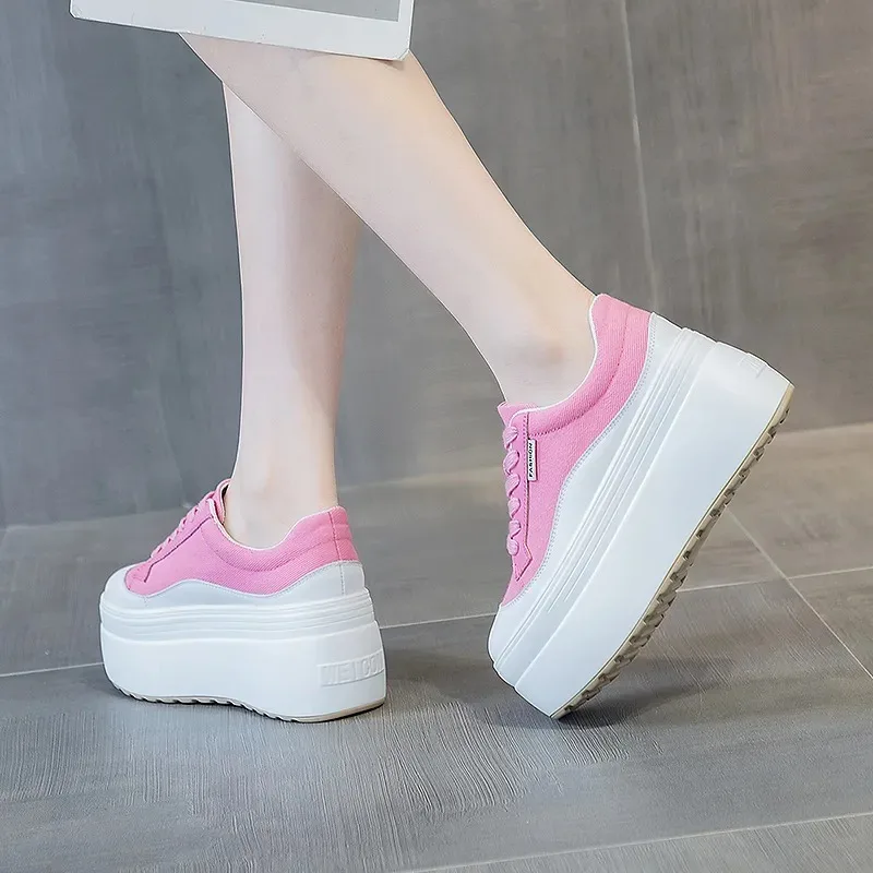 8 سنتيمتر جديد قماش جلد طبيعي  - مراجعة Canvas Sneaker High وسعره