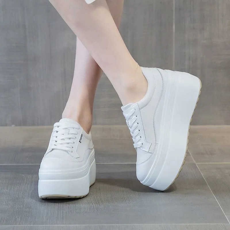 8 سنتيمتر جديد قماش جلد طبيعي  - مراجعة Canvas Sneaker High وسعره