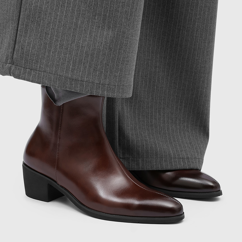 أحذية رجالية بسيطة وعصرية بكعب - مراجعة Shoes Heels Men وسعره