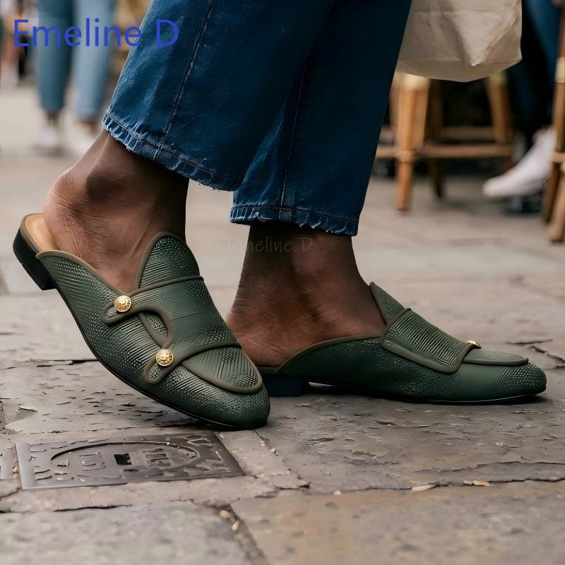 حذاء مسطح منسوج بدون كعب مفتوح - مراجعة Shoes Heels Men وسعره
