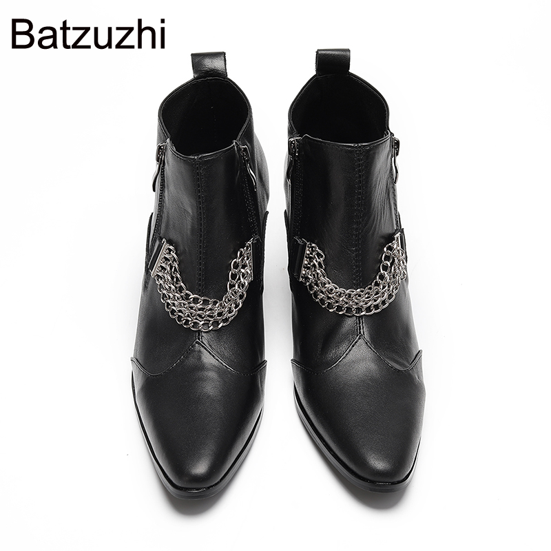 بازوزي أحذية رجالية بكعب عالٍ  - مراجعة Shoes Heels Men وسعره
