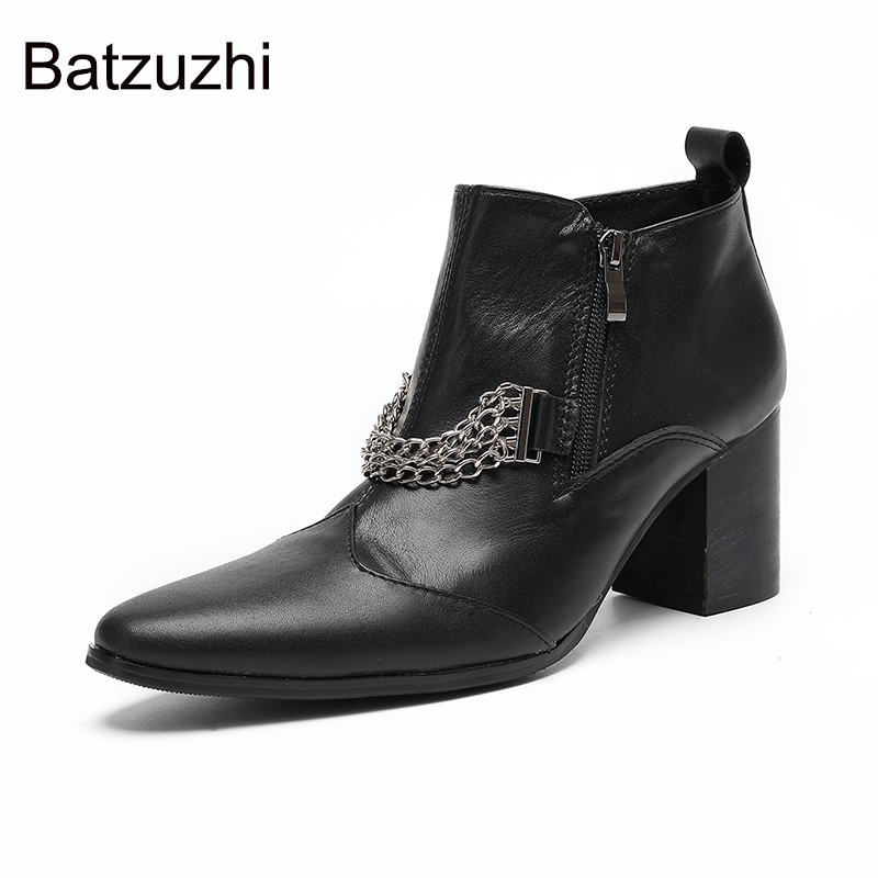 بازوزي أحذية رجالية بكعب عالٍ  - مراجعة Shoes Heels Men وسعره
