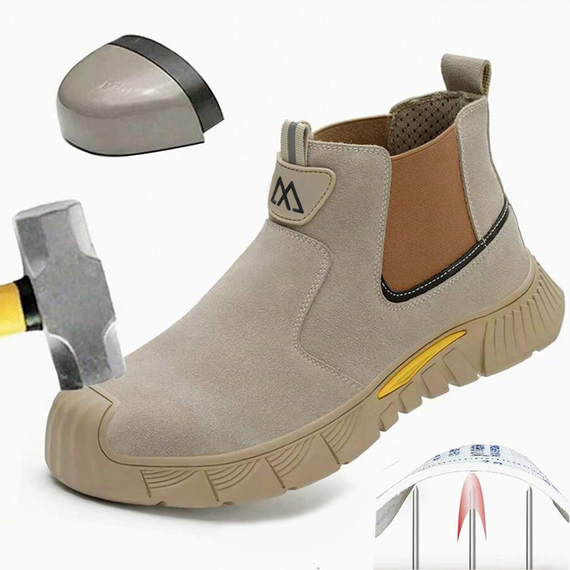 أحذية عمل مقاومة للتآكل ومتينة - مراجعة Men Shoes Marks وسعره