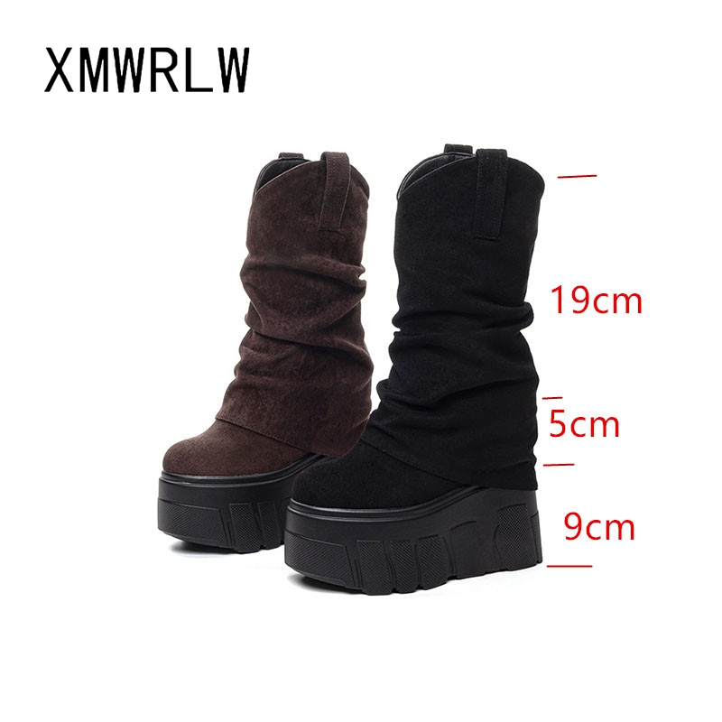 XMWRLW 2025 الخريف الشتاء النس - مراجعة Winter Boot Insulated وسعره