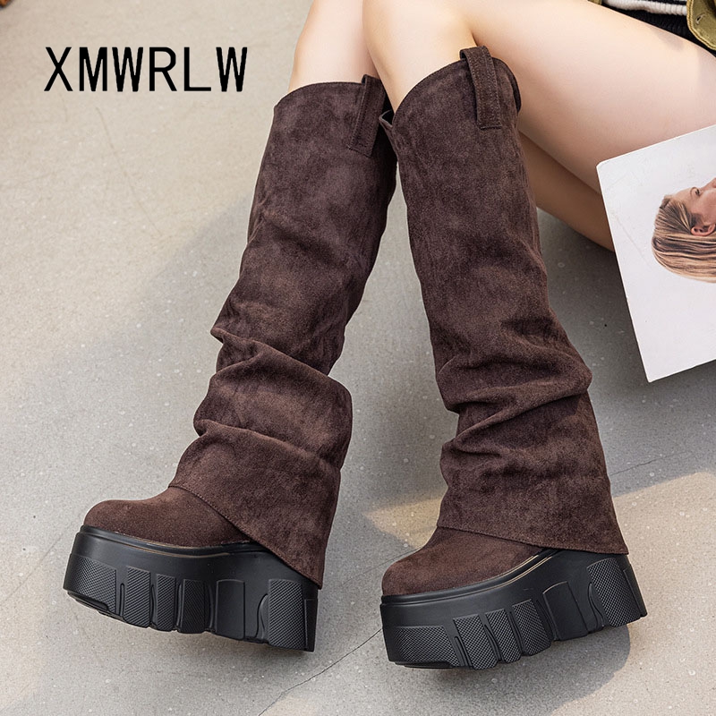 XMWRLW 2025 الخريف الشتاء النس - مراجعة Winter Boot Insulated وسعره