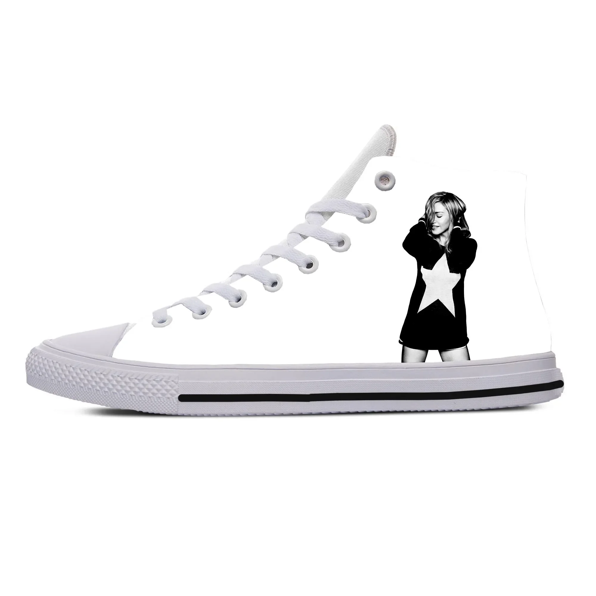 أحذية مادونا الكلاسيكية العصري - مراجعة Canvas Sneaker High وسعره
